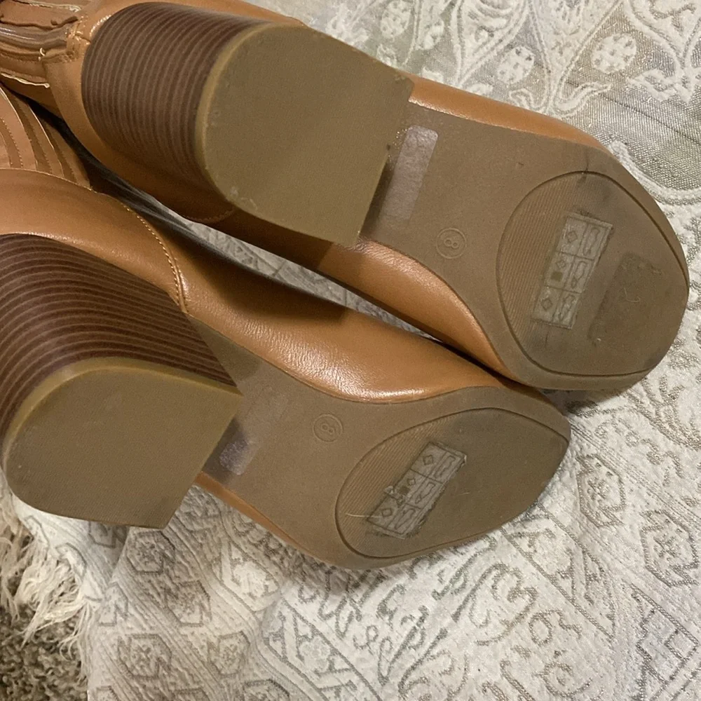 Tan Booties - Picture 9 of 10